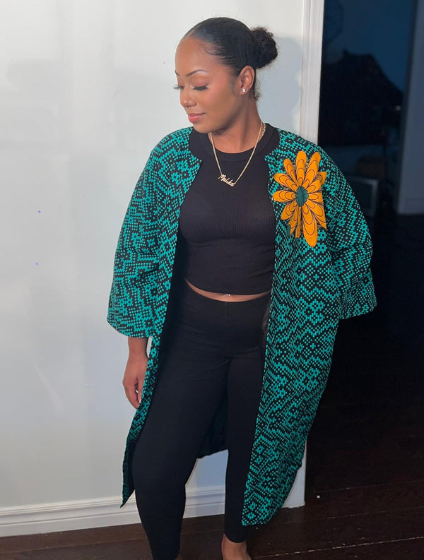 African Ankara Kimono Jacket