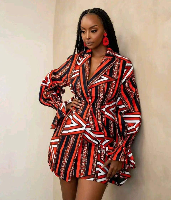 Women Ankara Short Dress