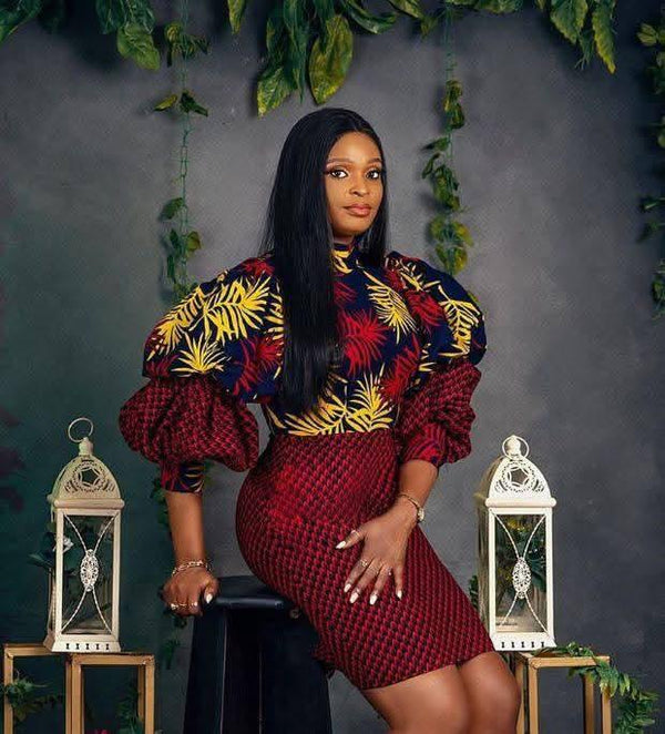 Women Ankara Short Dress