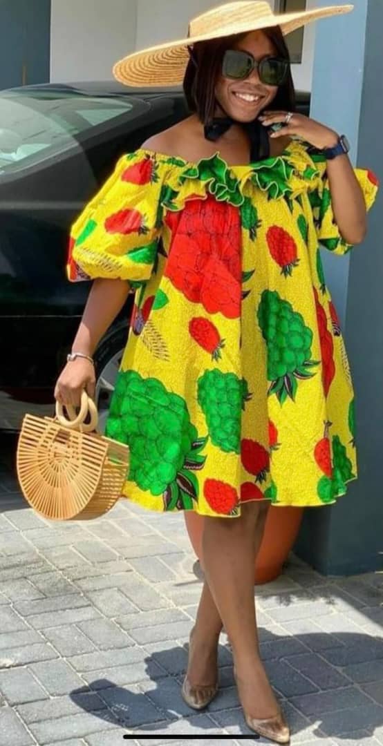 Women Ankara Short Dress