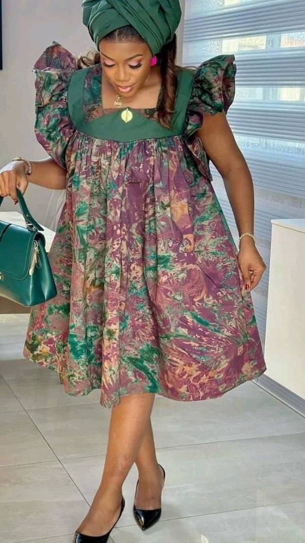 Women Ankara Short Dress