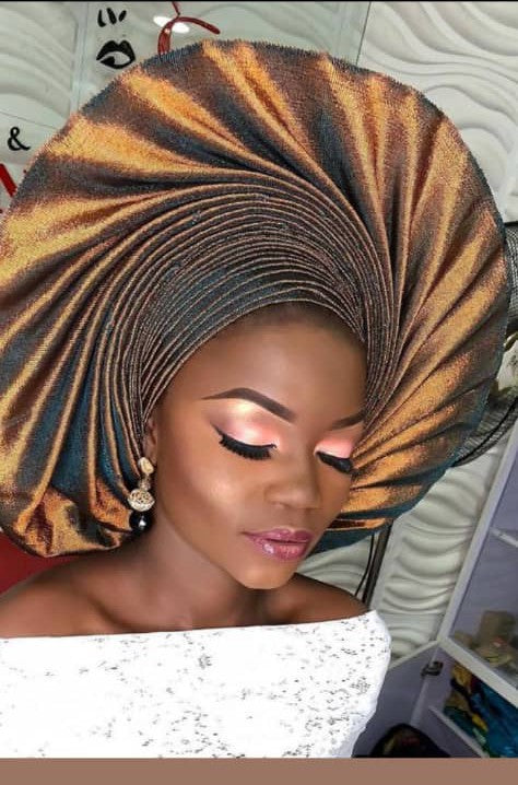 Women Aso Oke Head Wrap