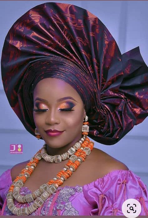 Women Aso Oke Head Wrap