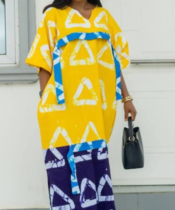 Africa Print Ankara Maxi  Dress