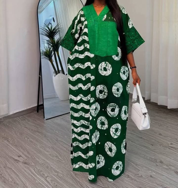 Africa Print Ankara Maxi  Dress