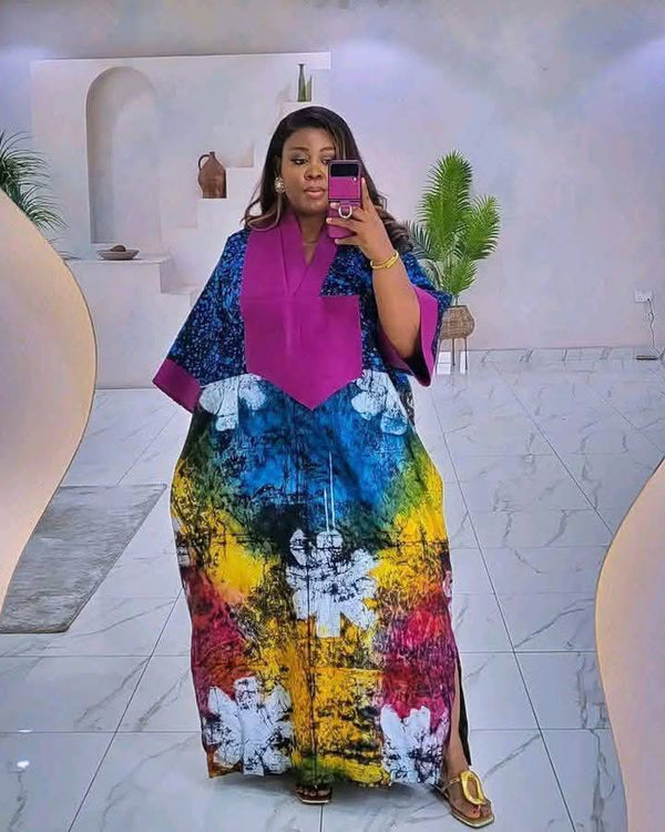 Africa Print Ankara Maxi  Dress