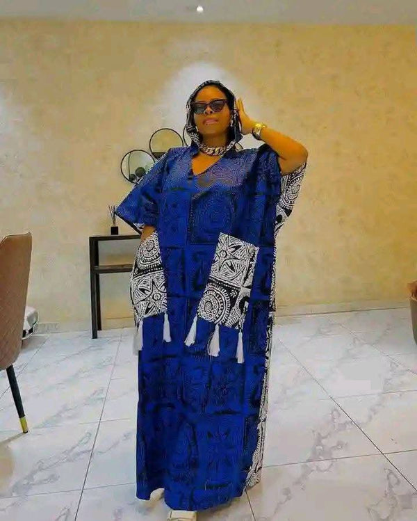 Africa Print Ankara Maxi  Dress