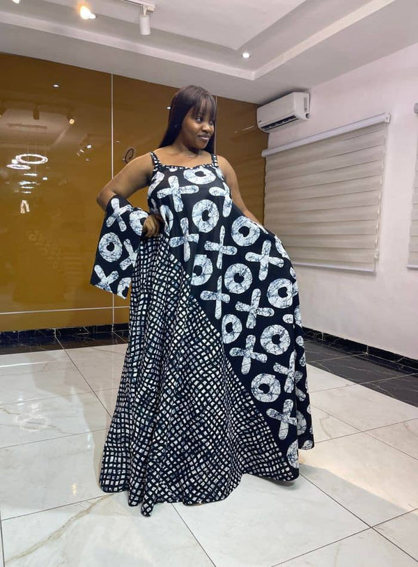 Africa Print Ankara Maxi  Dress