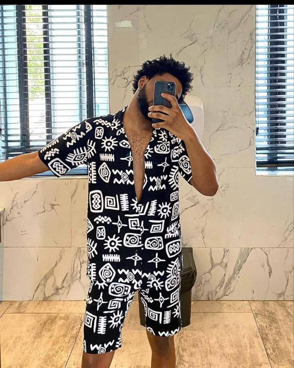 Men's Ankara Top & Short