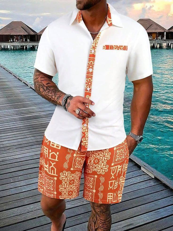 Men's Ankara Top & Short