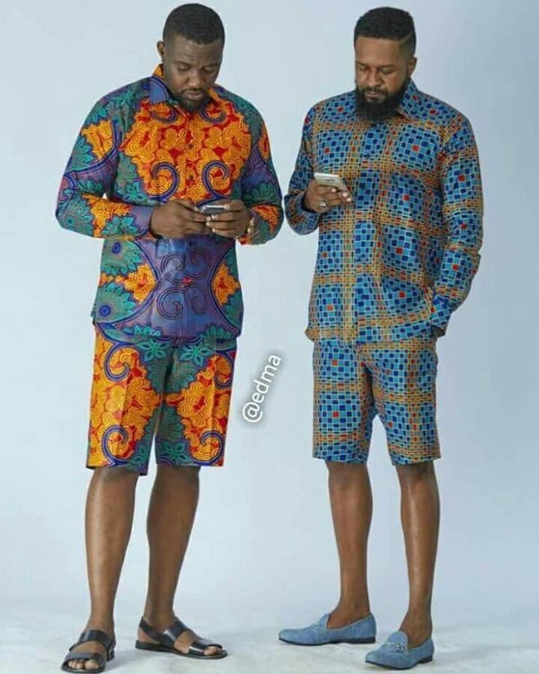 Men's Ankara Top & Short
