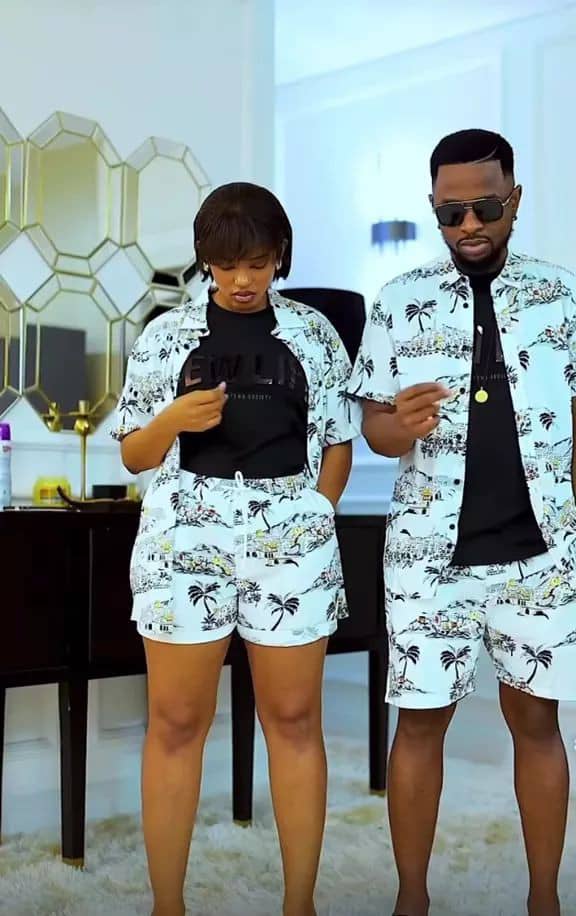 African Print Ankara Couple Summer Matching Outfit