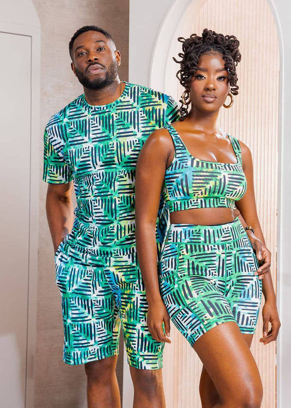 African Print Ankara Couple Summer Matching Outfit