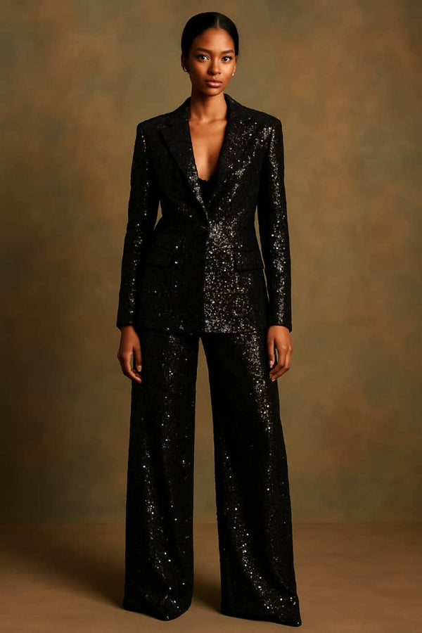 Women Sequin Pant and Top