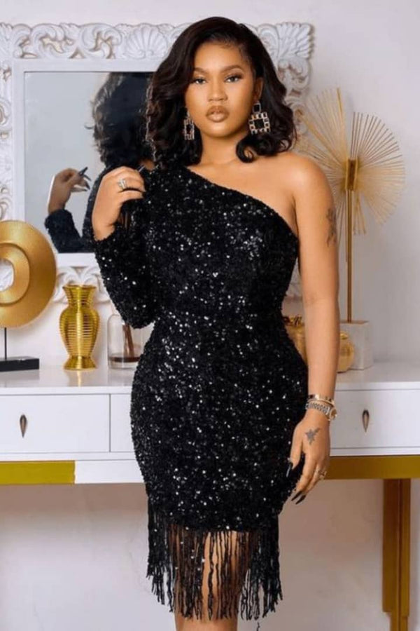 Women Sequin Party Dress