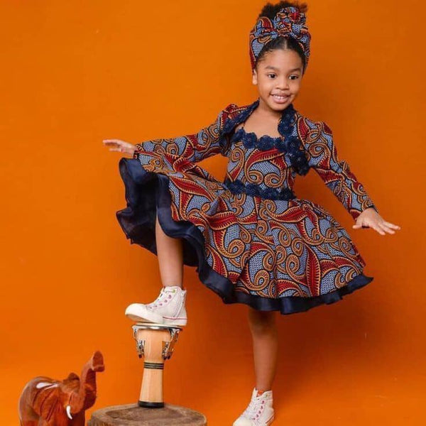 African print dress for girls