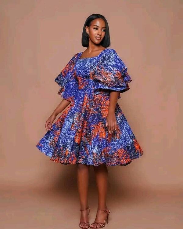 Women Ankara Short Dress