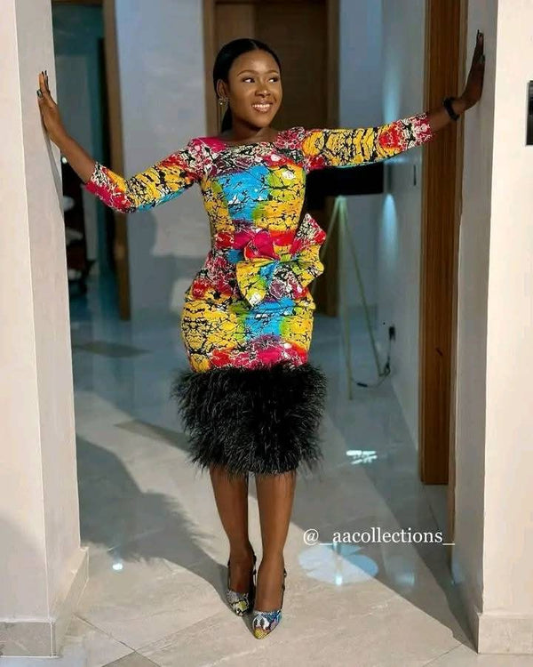 Women Ankara Short Dress