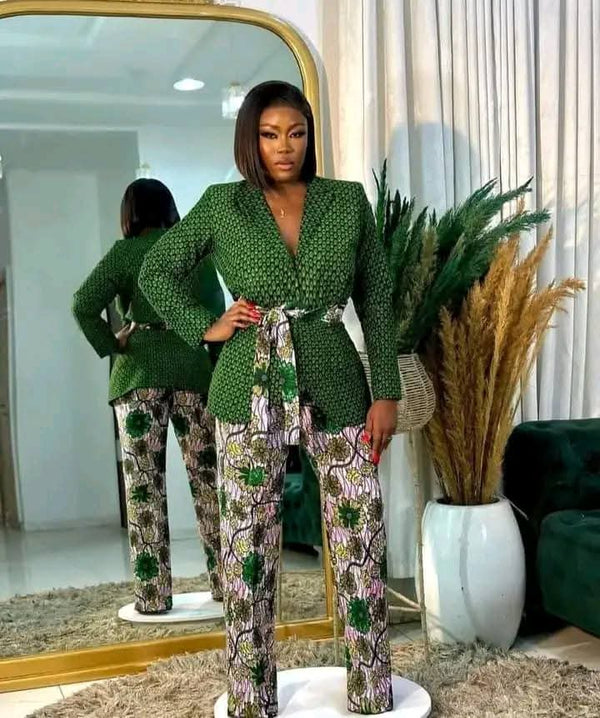 African Print Ankara Blazer and pant