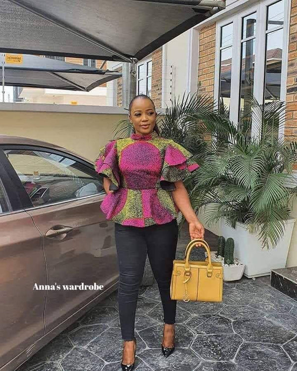Women Ankara blouse