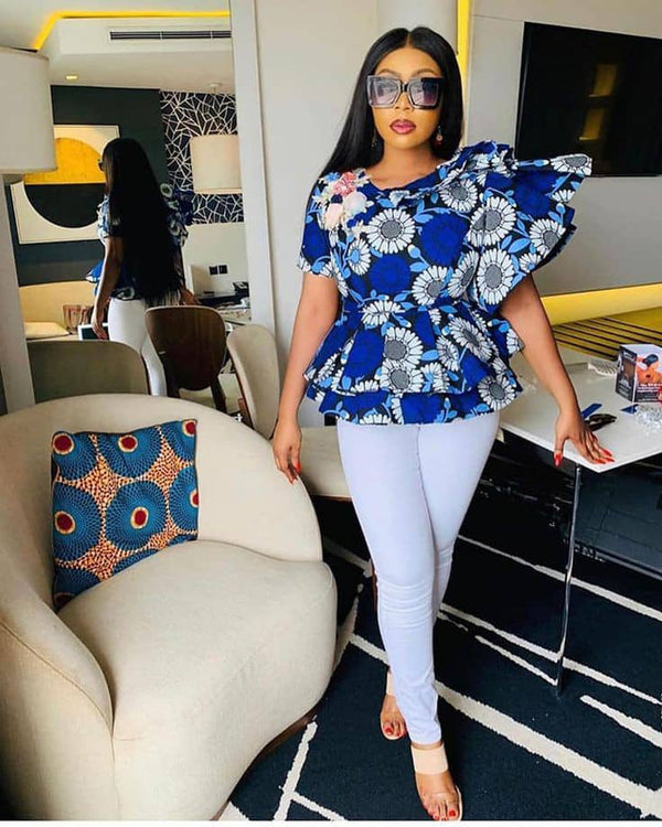 Women Ankara blouse