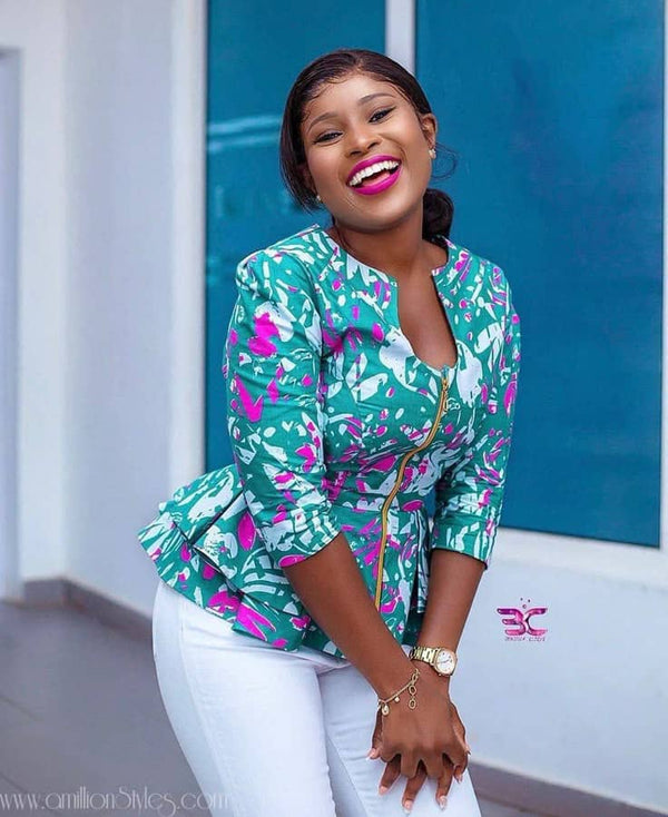 Women Ankara blouse