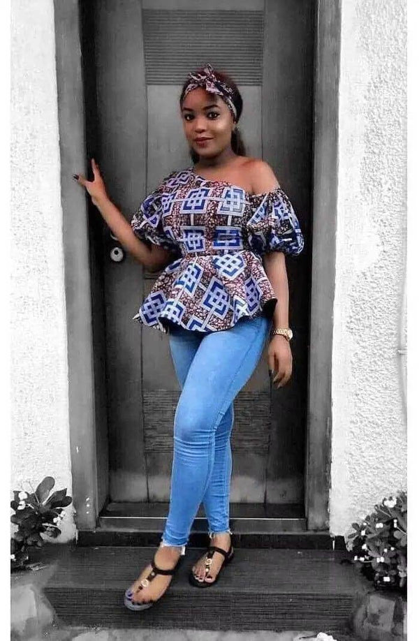 Women Ankara blouse
