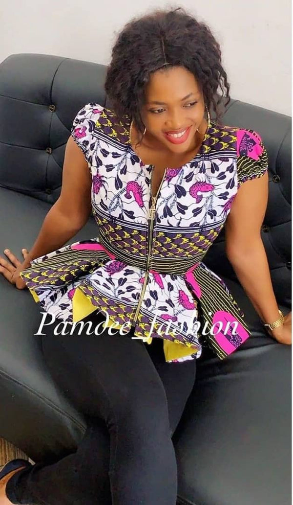 Women Ankara blouse