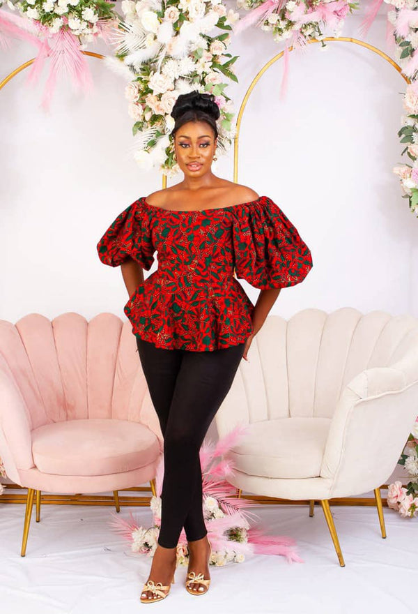 Women Ankara blouse