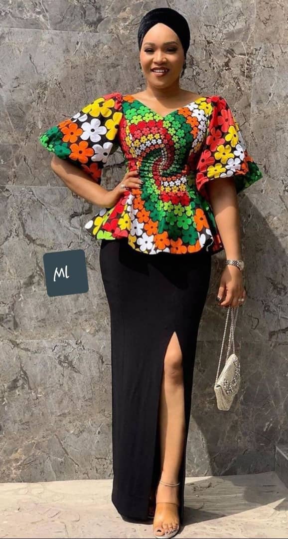 Women Ankara blouse