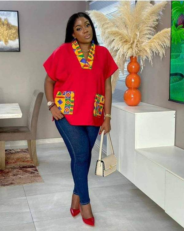 Women Ankara blouse