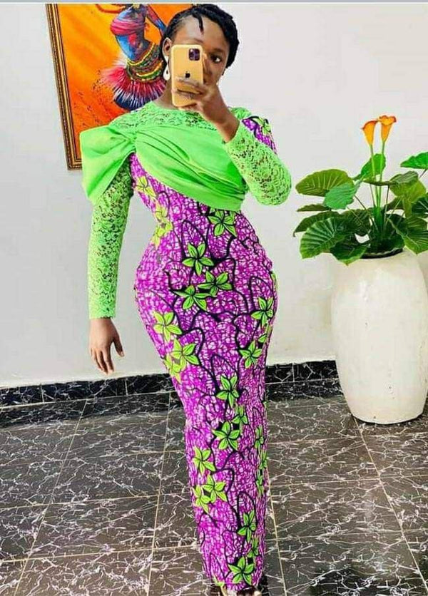 Women Ankara party Dress