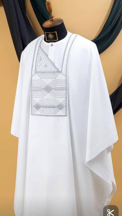 Men's Complete Agbada and cap