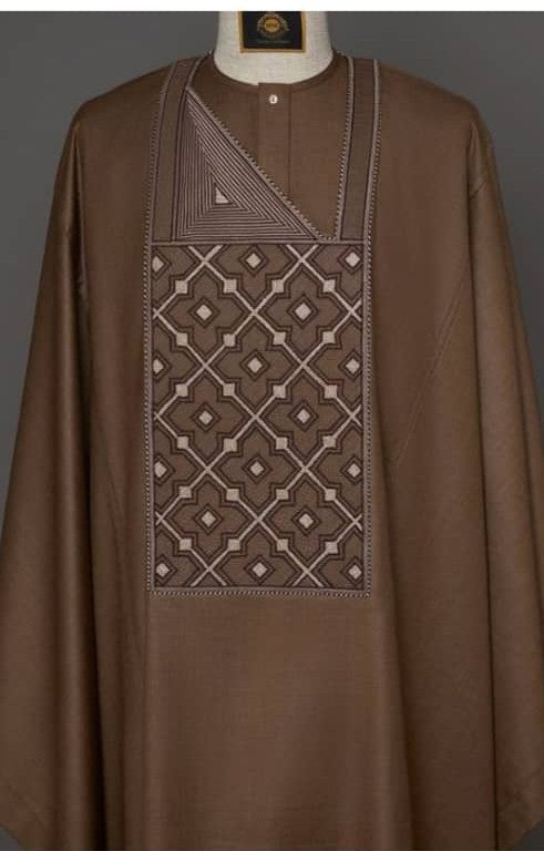 Men's Complete Agbada and cap
