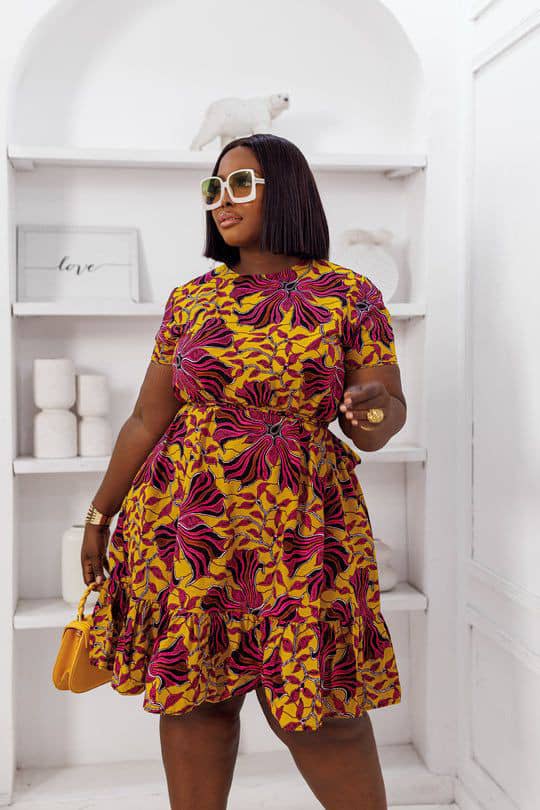 Women Ankara Short Dress