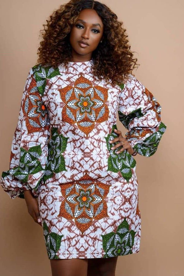 Women Ankara Short Dress