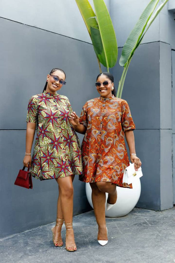 Women Ankara Short Dress