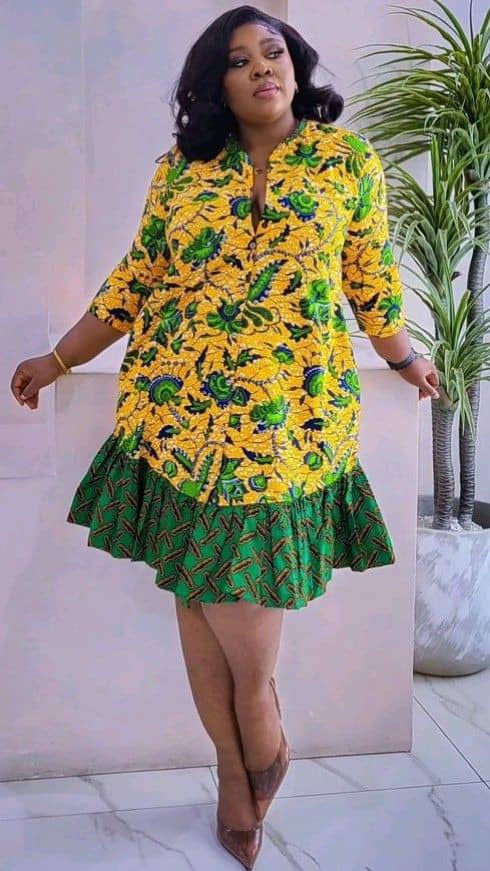 Women Ankara Short Dress