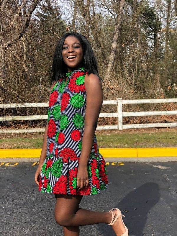 Women Ankara Short Dress