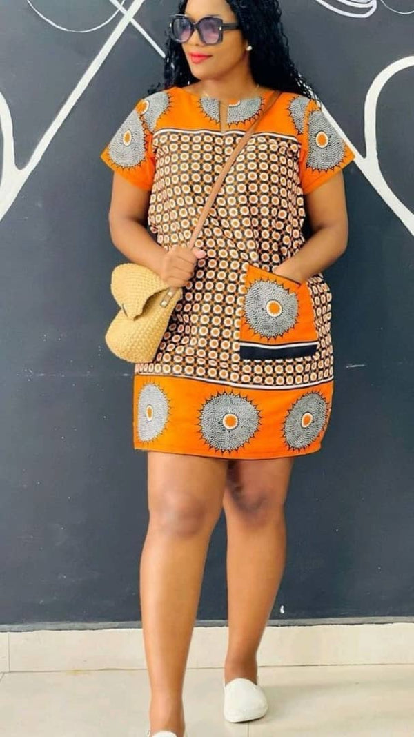 Women Ankara Short Dress