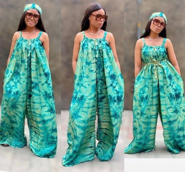 African Print women Jumpsuit