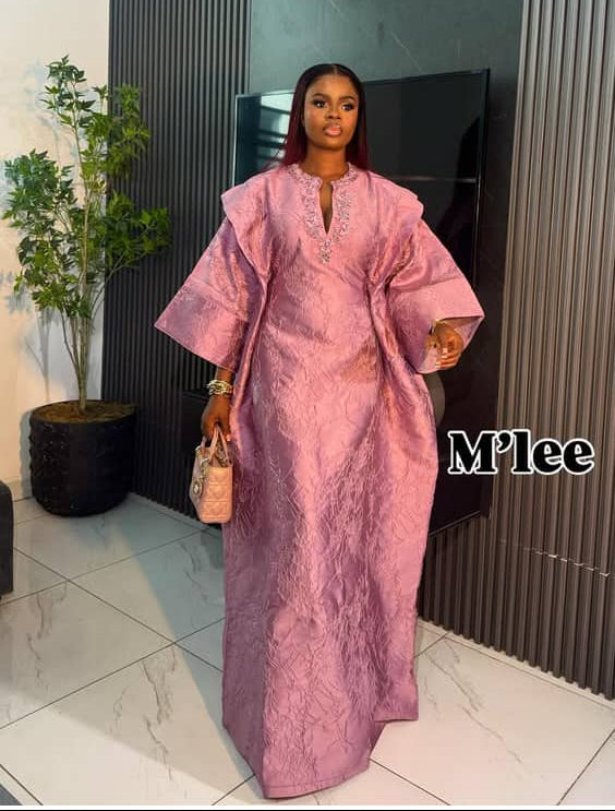 Women Damask Maxi Dress