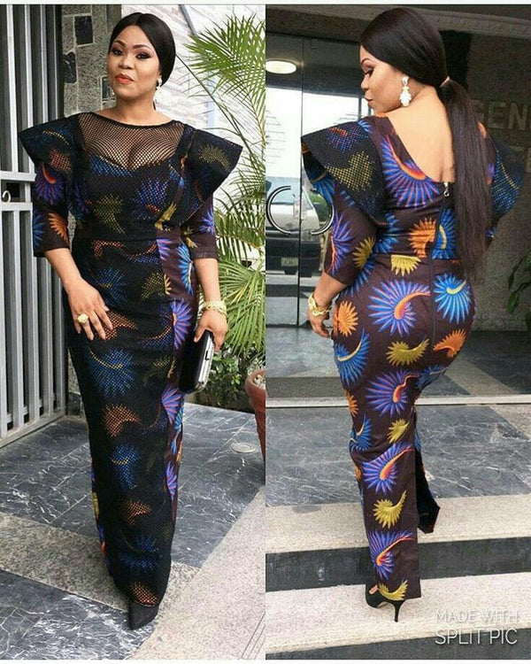 Women Ankara party Dress