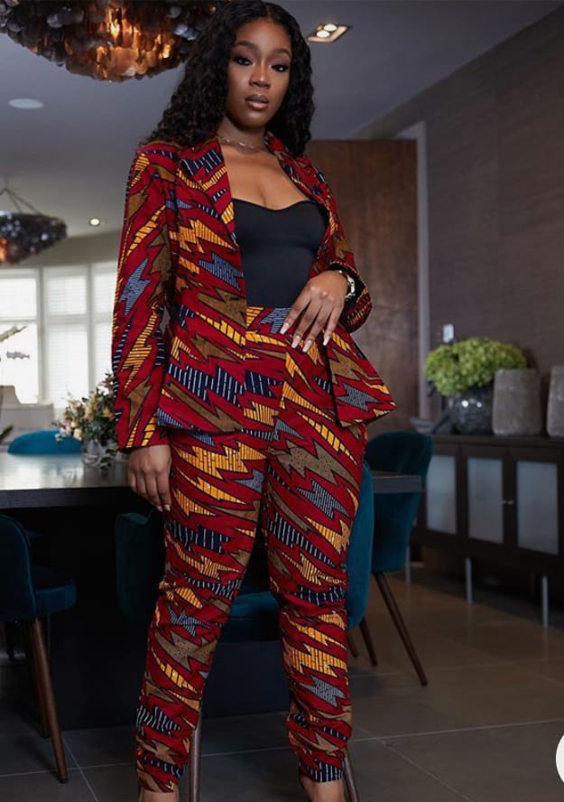Women's Ankara Blazer and Pant – TJ African Print Dresses