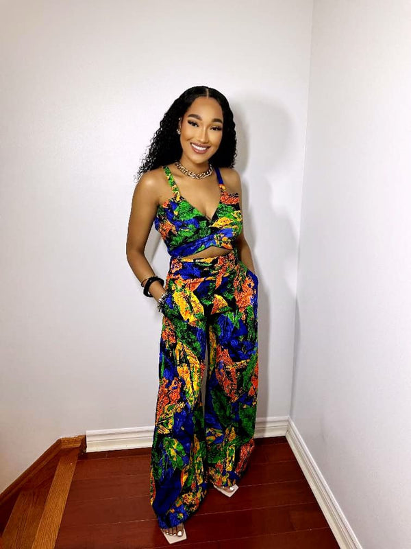 African Print women Jumpsuit