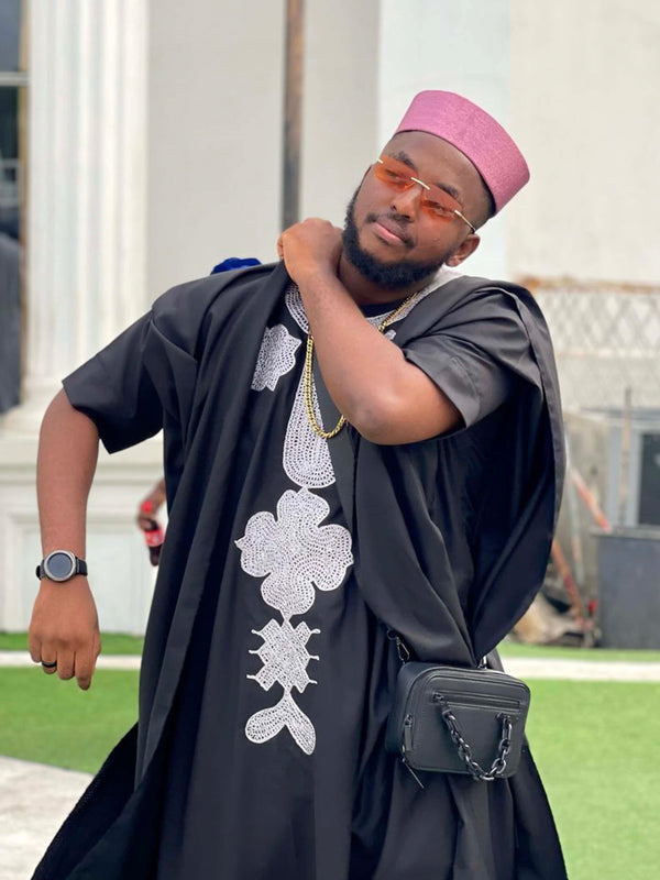 Men's Complete Agbada and cap