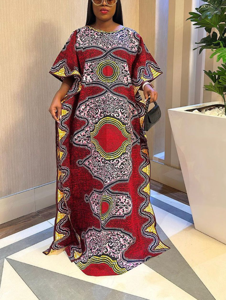 Africa Print Ankara Maxi Dress – TJ African Print Dresses