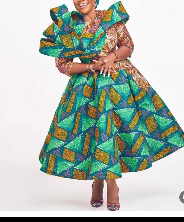 Women African Print Ankara Dress