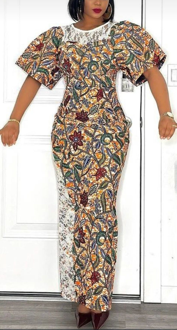 Women African Print Ankara Dress