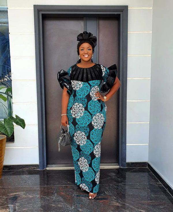 Africa Print Ankara Maxi Dress